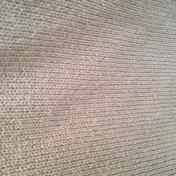 Talbots Beige Knit Sweater Size XL - Picture 7 of 8
